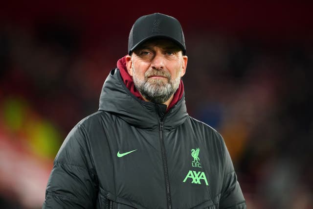 Liverpool manager Jurgen Klopp believes the sin-bin proposal does not “sound like a fantastic idea in the first moment” (Peter Byrne/PA)