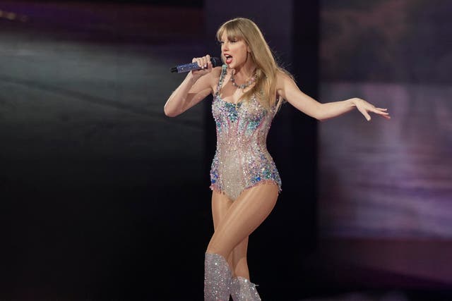 <p>Taylor Swift jokes after tripping and nearly falling while performing in Tokyo</p>