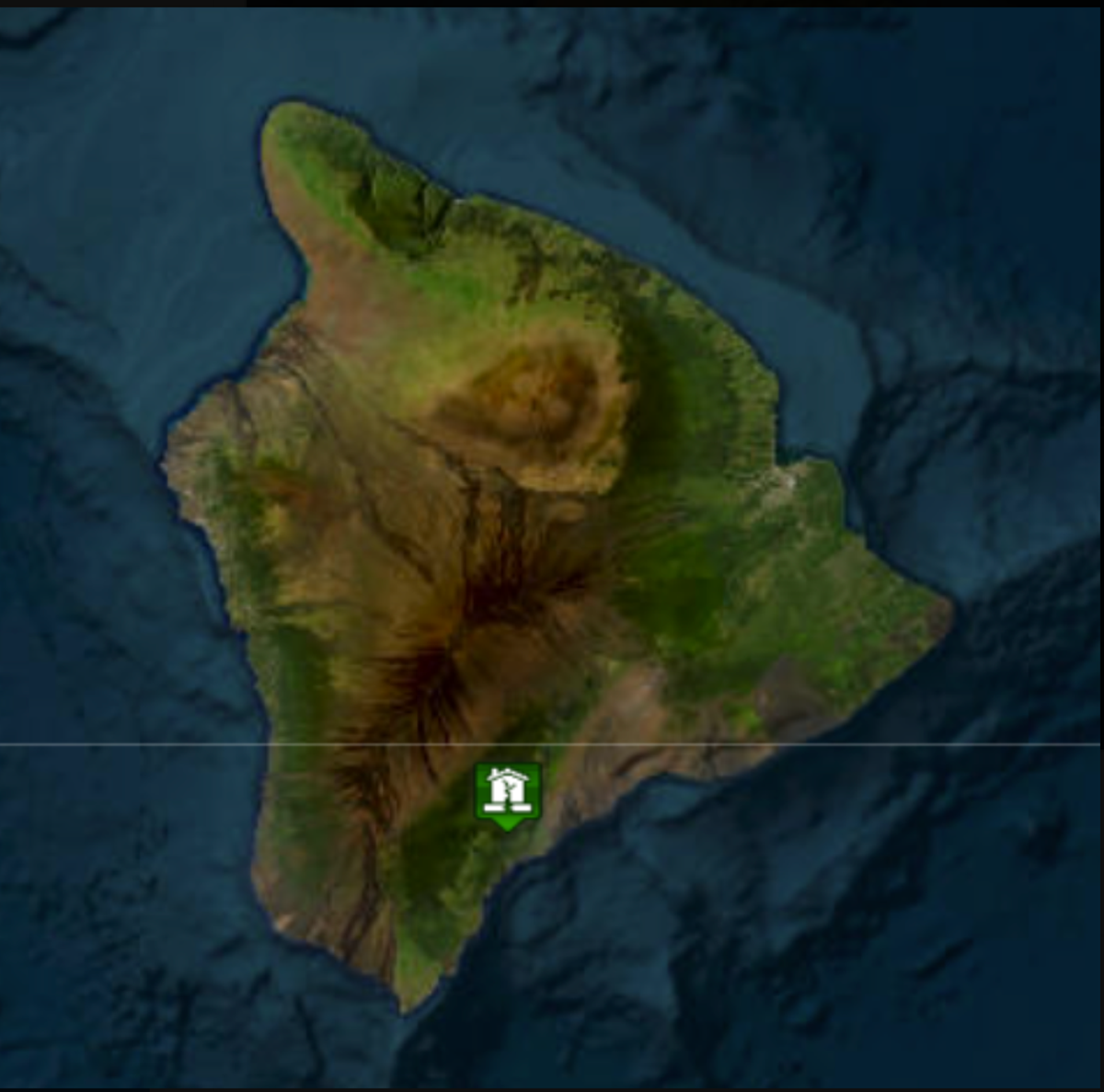 A 5.7 magnitude earthquake strikes off the coast of the Big Island of Hawaii