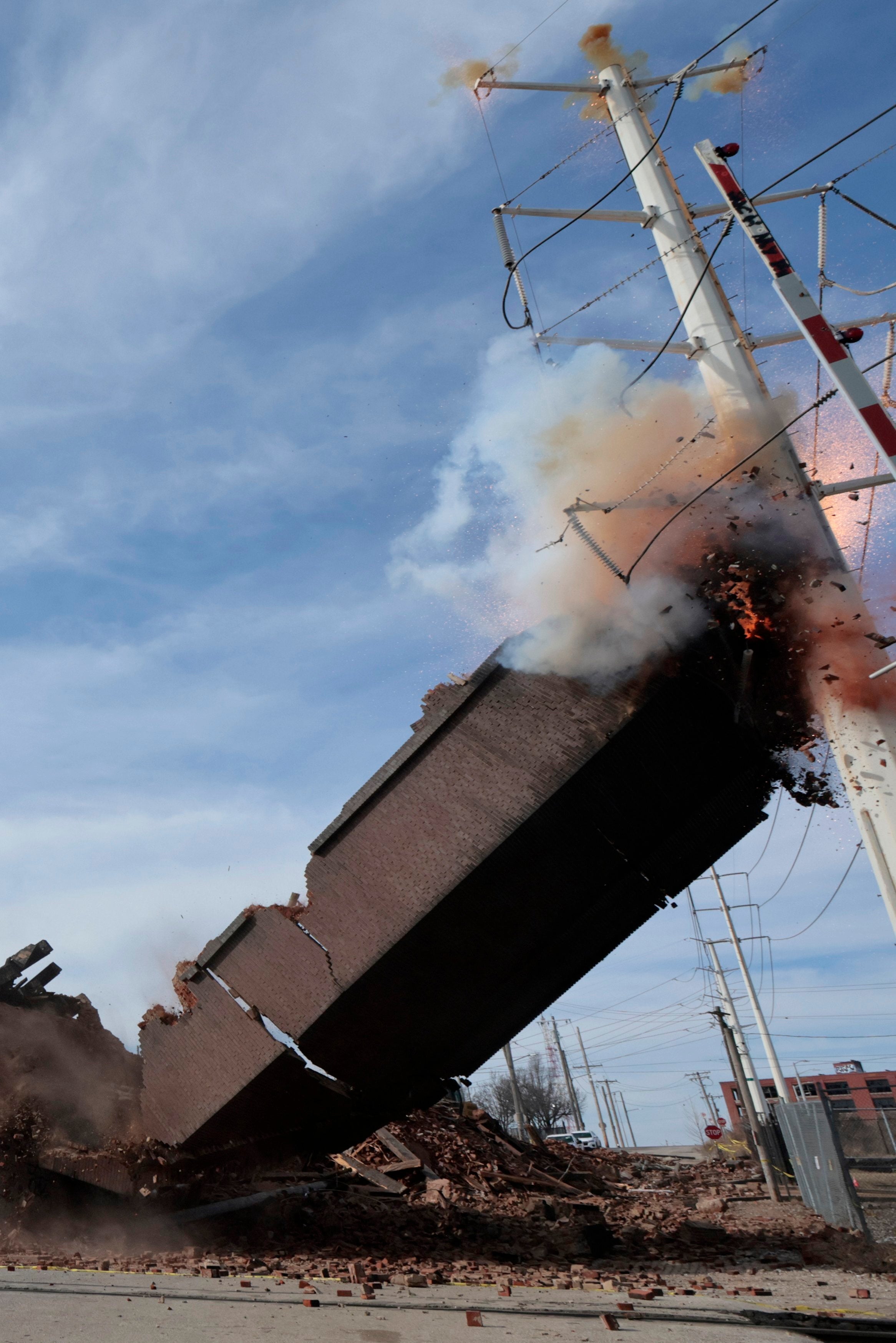 Wall Falls Transmission Tower