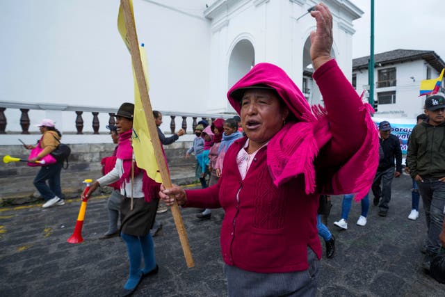 ECUADOR-PROTESTA INDÍGENA