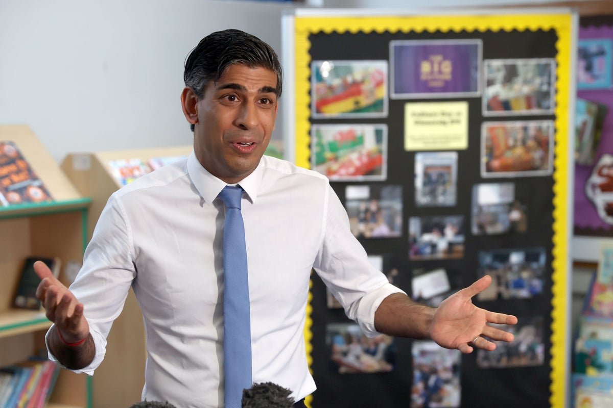 Rishi Sunak says he has ‘spring in my step’ after Labour’s £28m net-zero climbdown