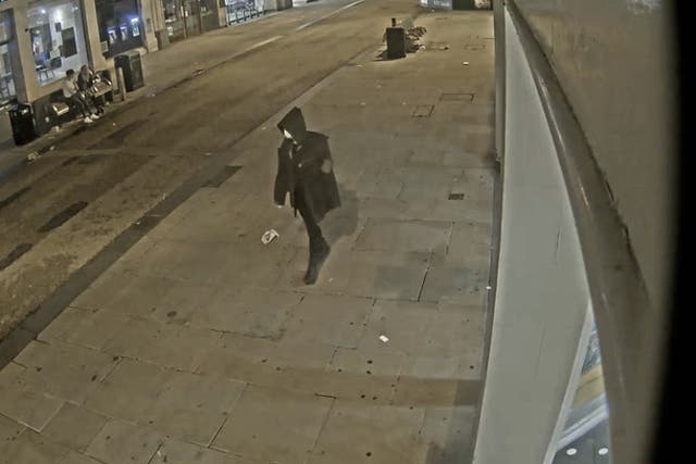 <p>CCTV shows cat killer walking streets of Oxford ‘looking for a victim’.</p>