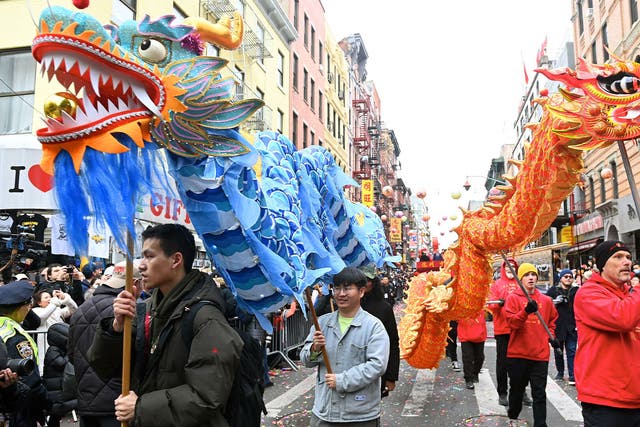 <p>Watch live: Chinese New Year celebrations start with a bang in New York City.</p>