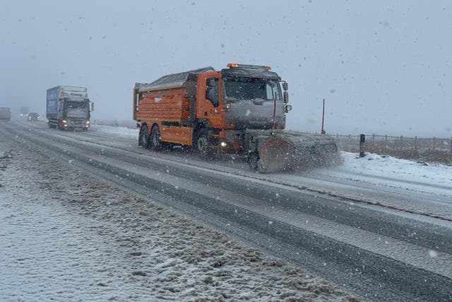 Warnings have been issued over more snow (Dave Higgens/PA)