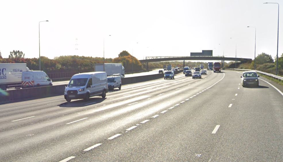 Officers had been chasing a stolen white Citroen van, which was then involved in a collision with three other vehicles, including the car that Ms Hayes was in, at around 4am between junctions 22 and 21A on the M25
