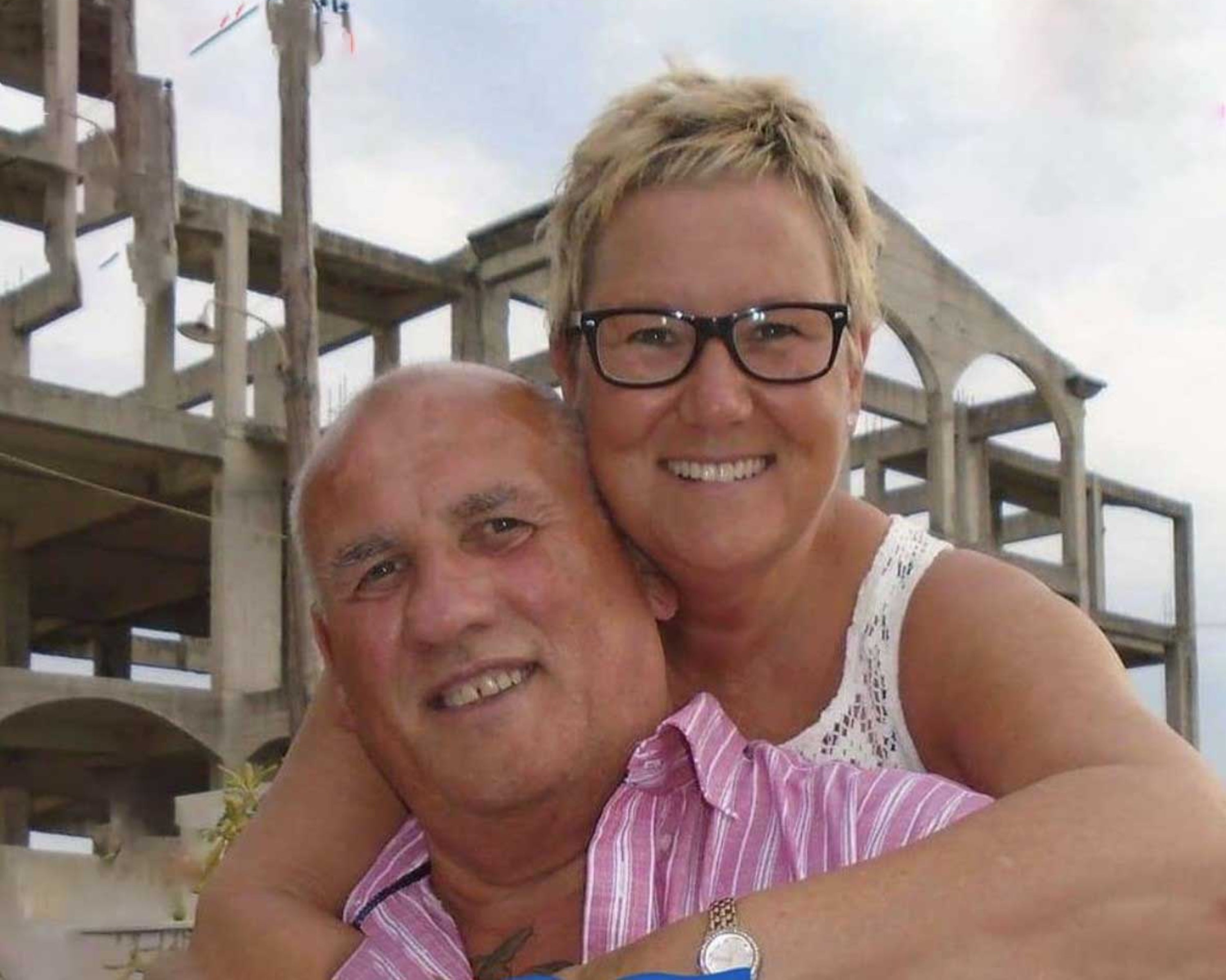 Lorry driver Tony Hedley, with his wife Christine, after he quite his job on learning he’d won in the People’s Postcode Lottery