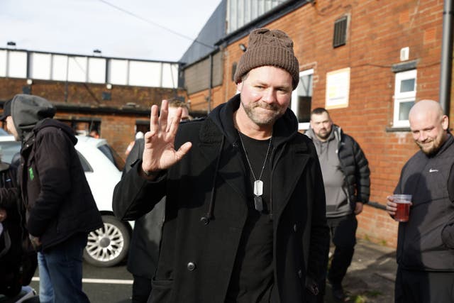 Brian McFadden of Westlife. (Nigel French/PA)