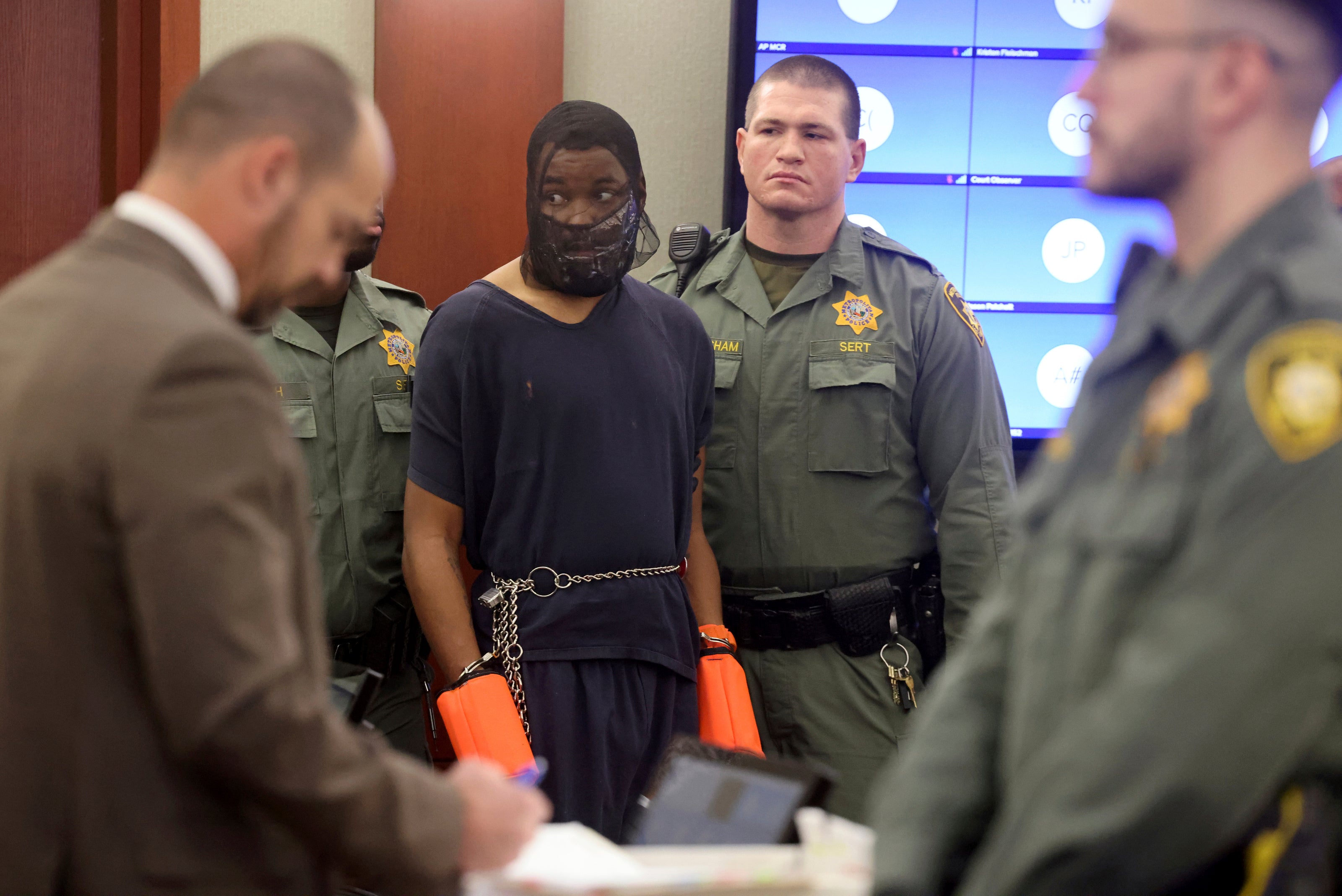 APTOPIX Judge Attacked Las Vegas