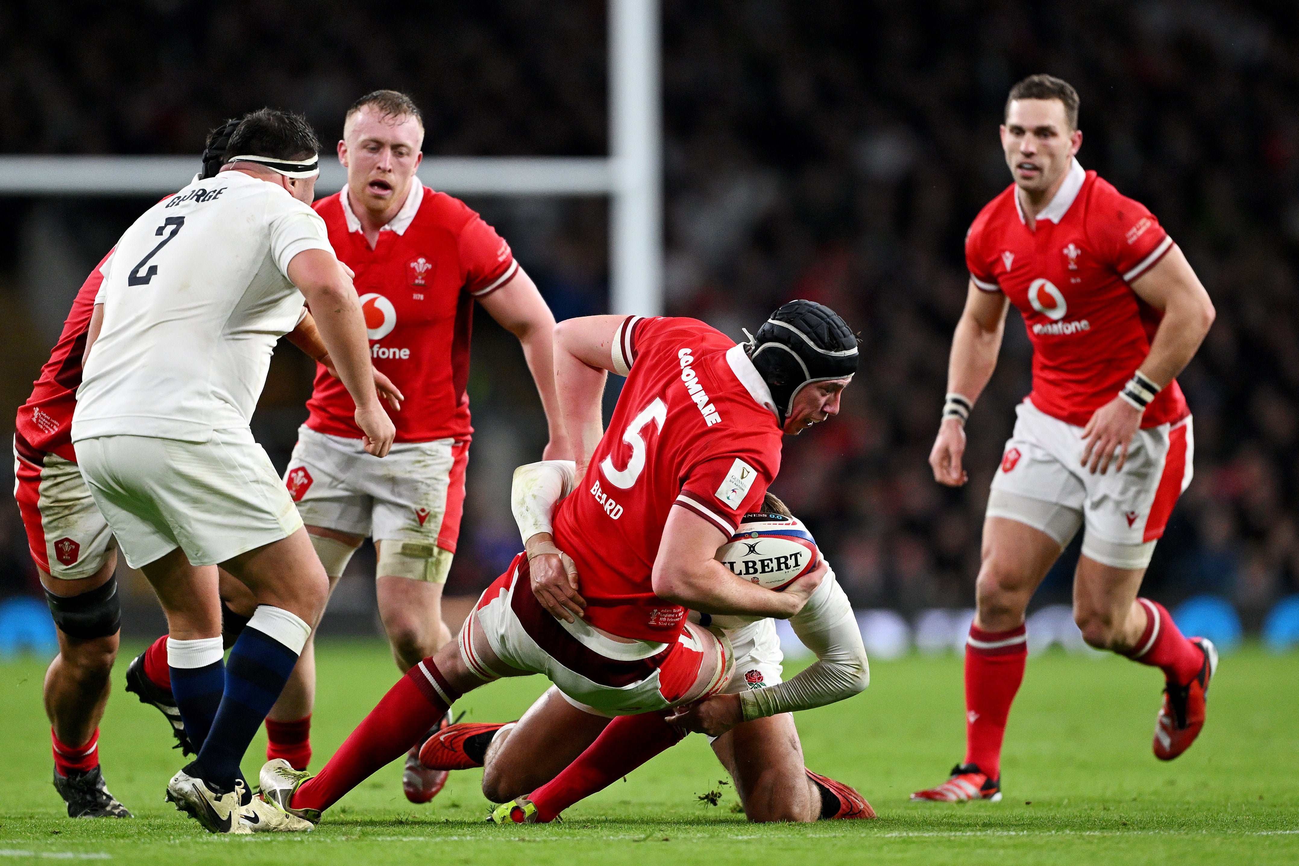 England’s aggressive blitz defence stifled Wales