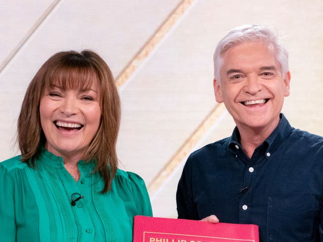 <p>Lorraine Kelly and Phillip Schofield in 2022</p>