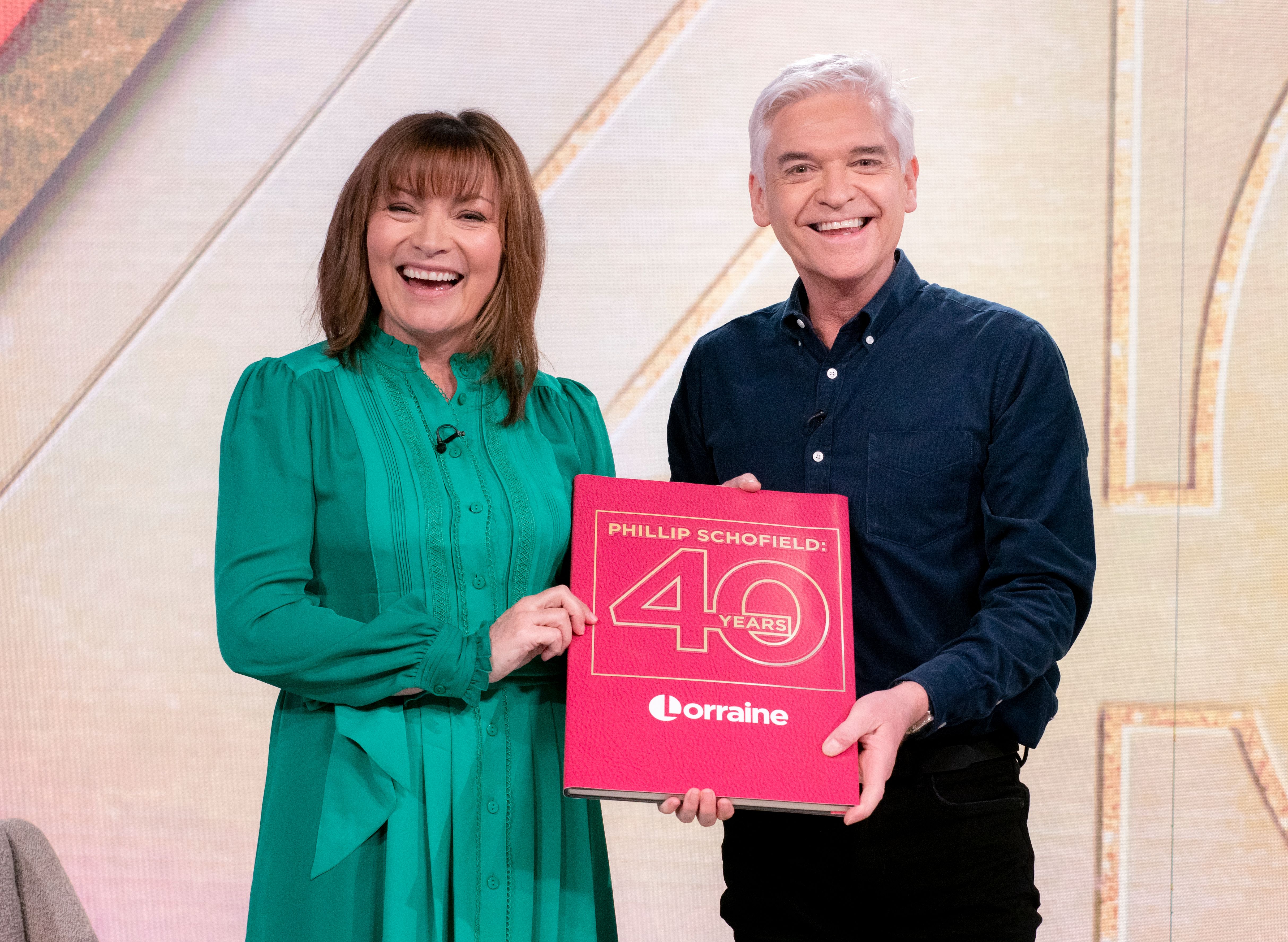 Lorraine Kelly and Phillip Schofield in 2022