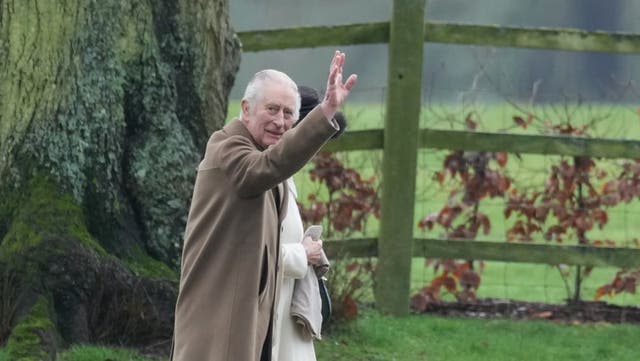 <p>Watch: King Charles waves to well-wishers in first public outing since cancer diagnosis.</p>