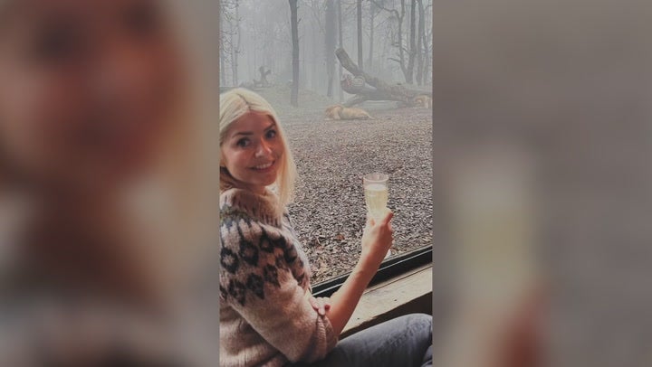 <p>‘Grateful’ Holly Willoughby shares video of ‘best’ 43rd birthday celebrations.</p>