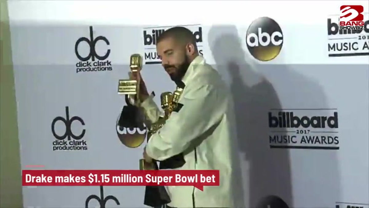 Drake sends message to Taylor Swift as he makes $1.15 million Super Bowl bet 