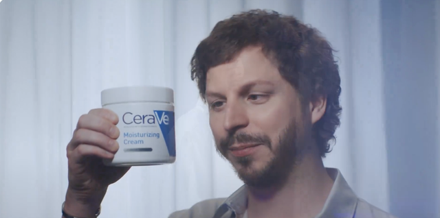 <p>Michael Cera hilariously stars in CeraVe Super Bowl ad after signing bottles of it </p>