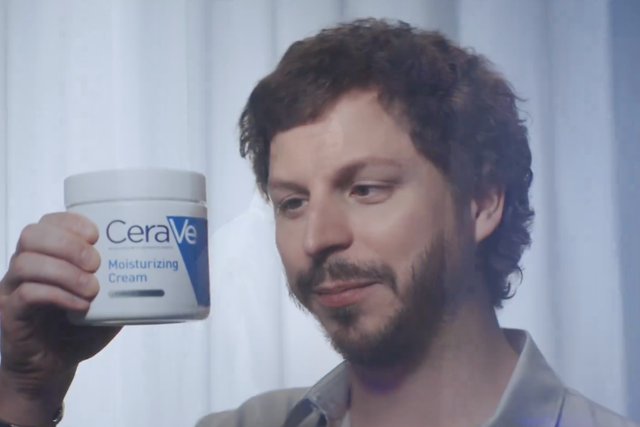 <p>Michael Cera hilariously stars in CeraVe Super Bowl ad after signing bottles of it </p>