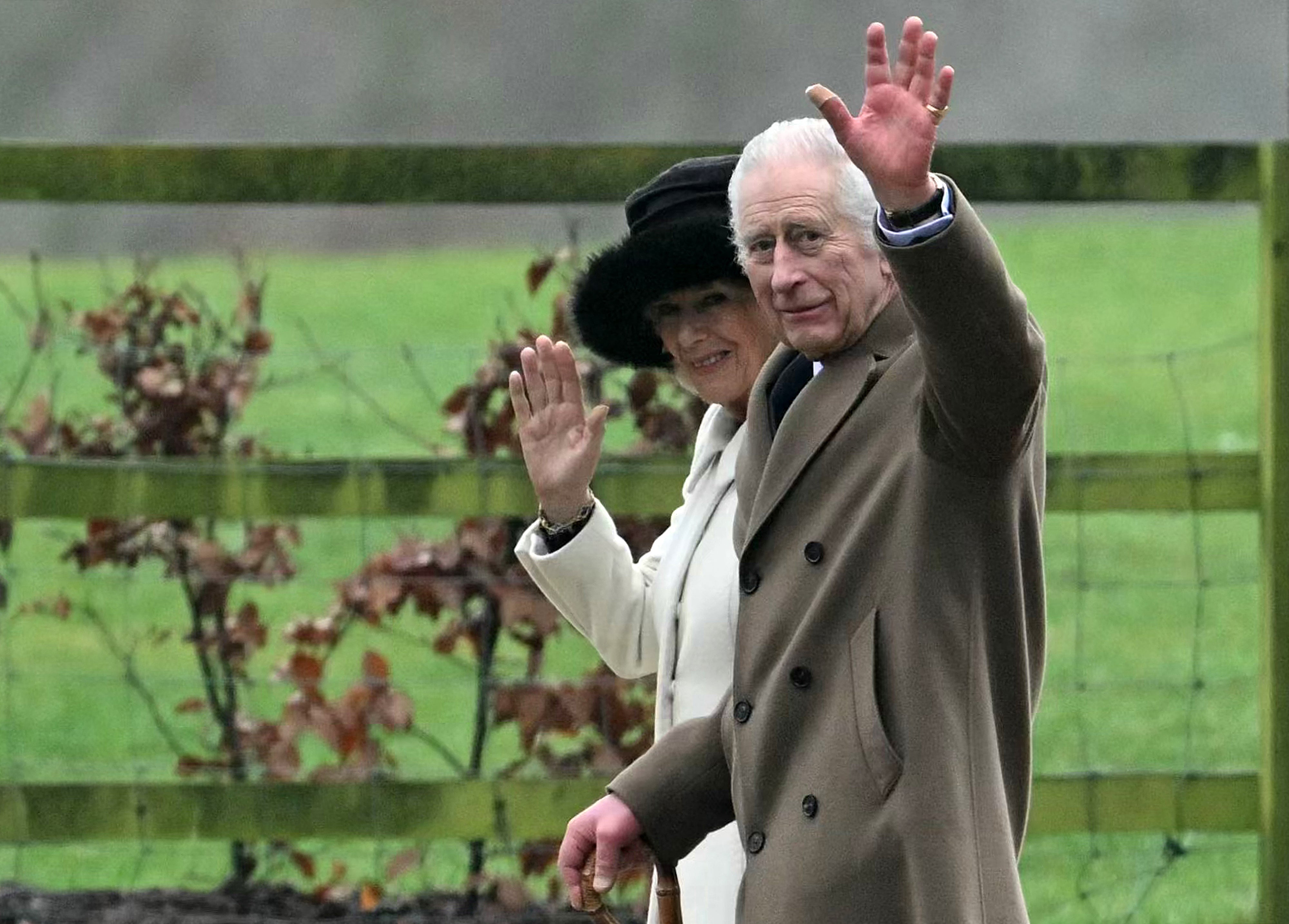 King Charles made his first public outing since his cancer diagnosis at St Mary Magdalene Church in Sandringham on Sunday