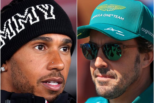 <p>Fernando Alonso believes he is an “attractive option” to replace Lewis Hamilton (PA Wire)</p>