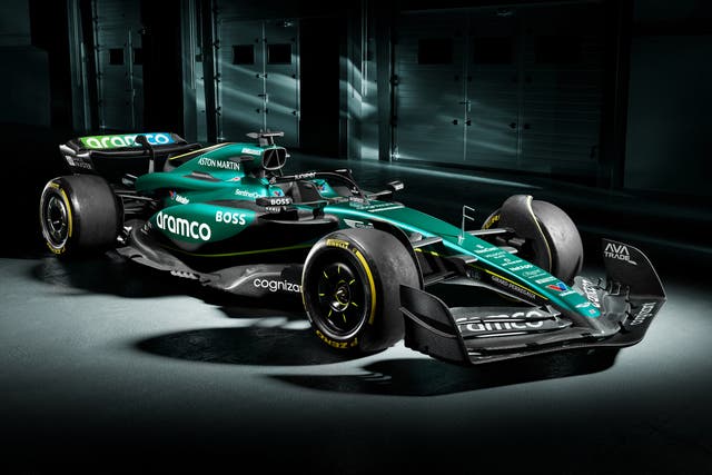 <p>Aston Martin have launched their F1 car for next season</p>