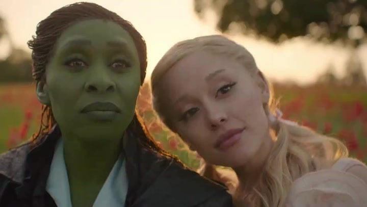 Cynthia Erivo and Ariana Grande in Wicked trailer