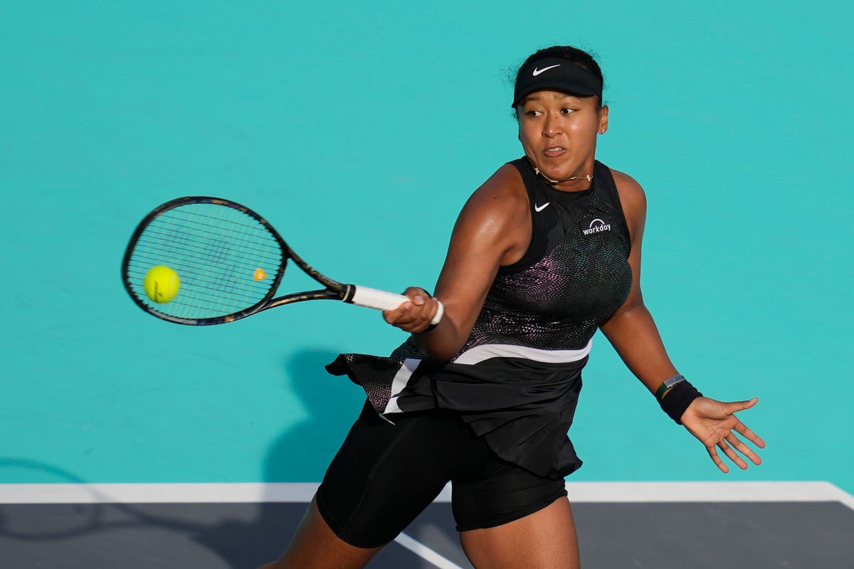 Naomi Osaka optimistic over form following slow return from maternity break