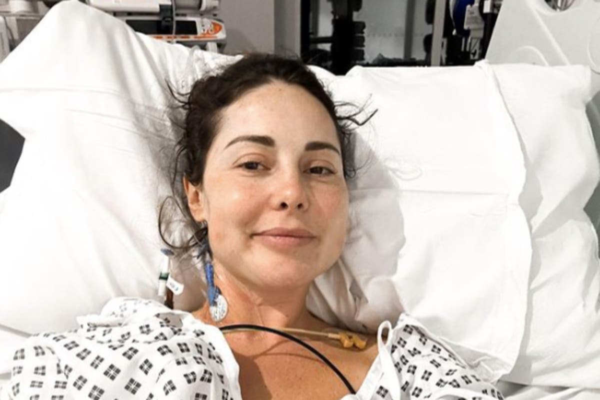 Louise Thompson shares update after &lsquo;agony&rsquo; during two-week hospital stay