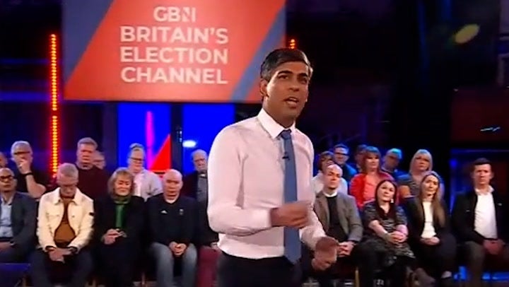 Rishi Sunak promised GB News viewers ‘peace of mind’, ‘a brighter future’ and ‘renewed pride in our country’