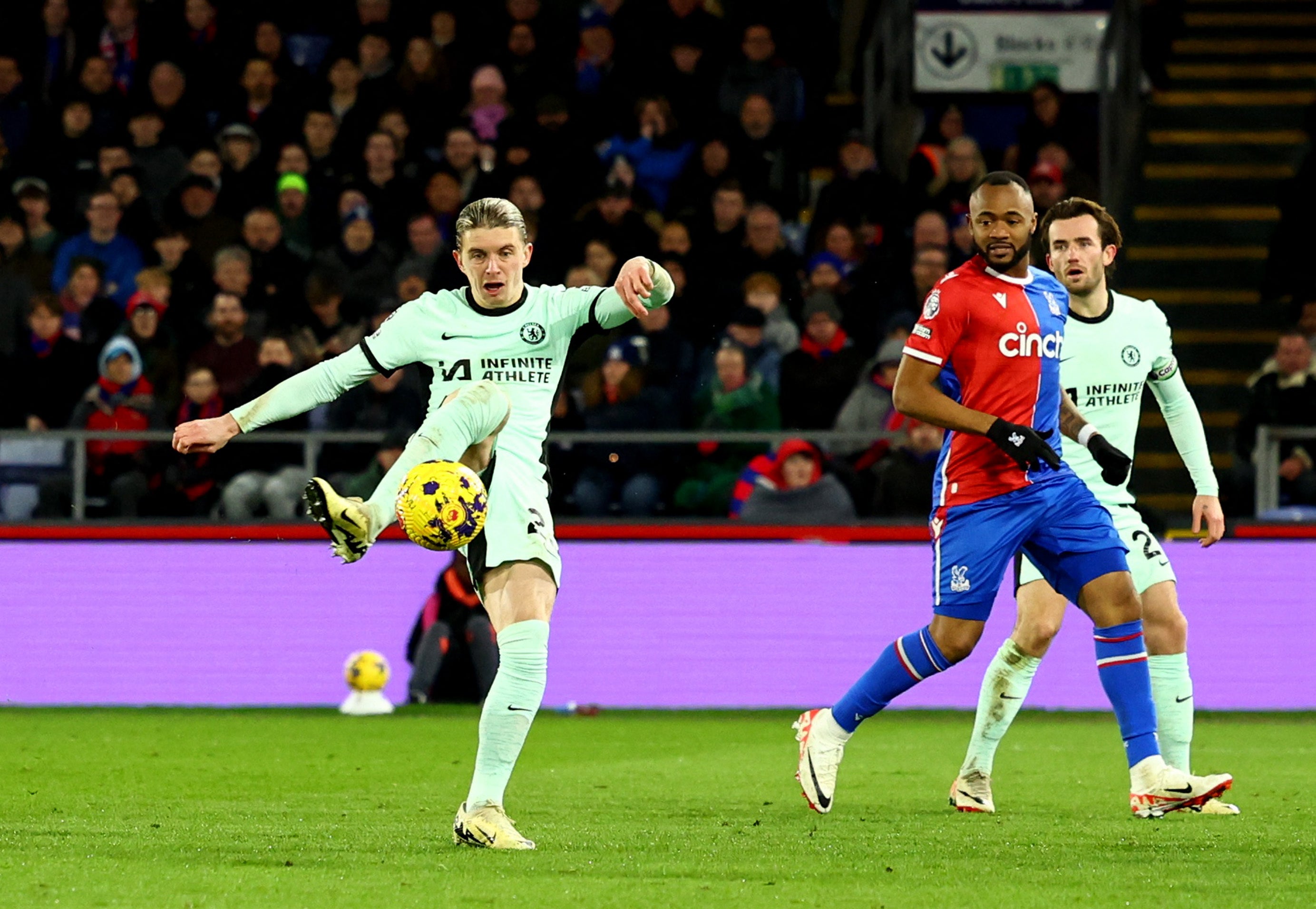 Conor Gallagher netted the equaliser just after the restart then scored late to sink his old club