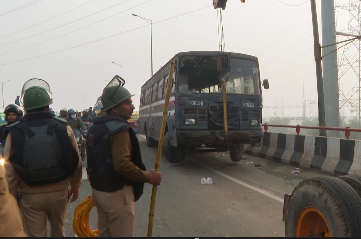 Thousands of Indian farmers are marching to New Delhi to renew their demands over crop prices