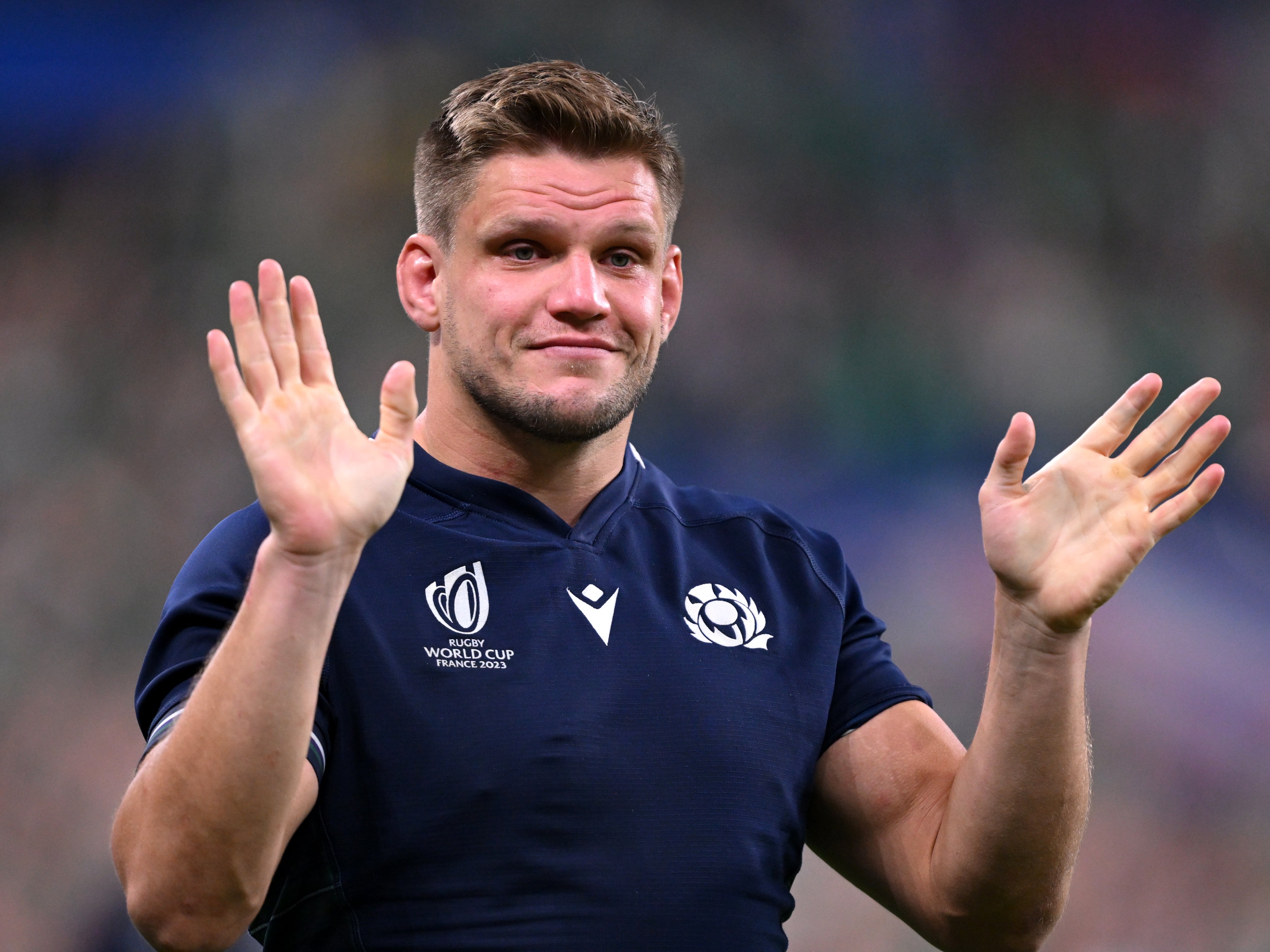 Scotland hooker George Turner was temporarily replaced against France