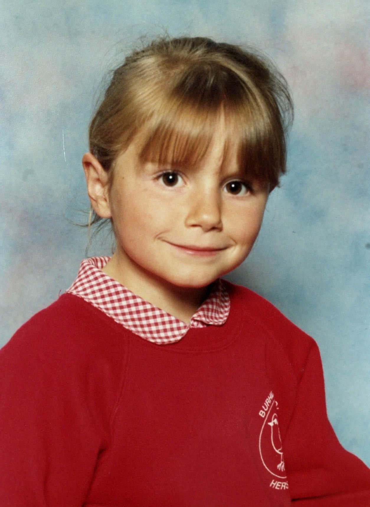 Sarah Payne, 8, from West Sussex who was murdered by Roy Whiting