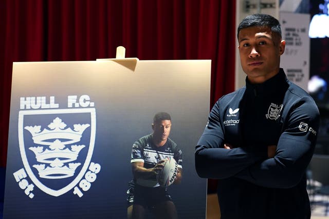 Fa’amanu Brown has overcome adversity to join Hull FC in Super League (Martin Rickett/PA)