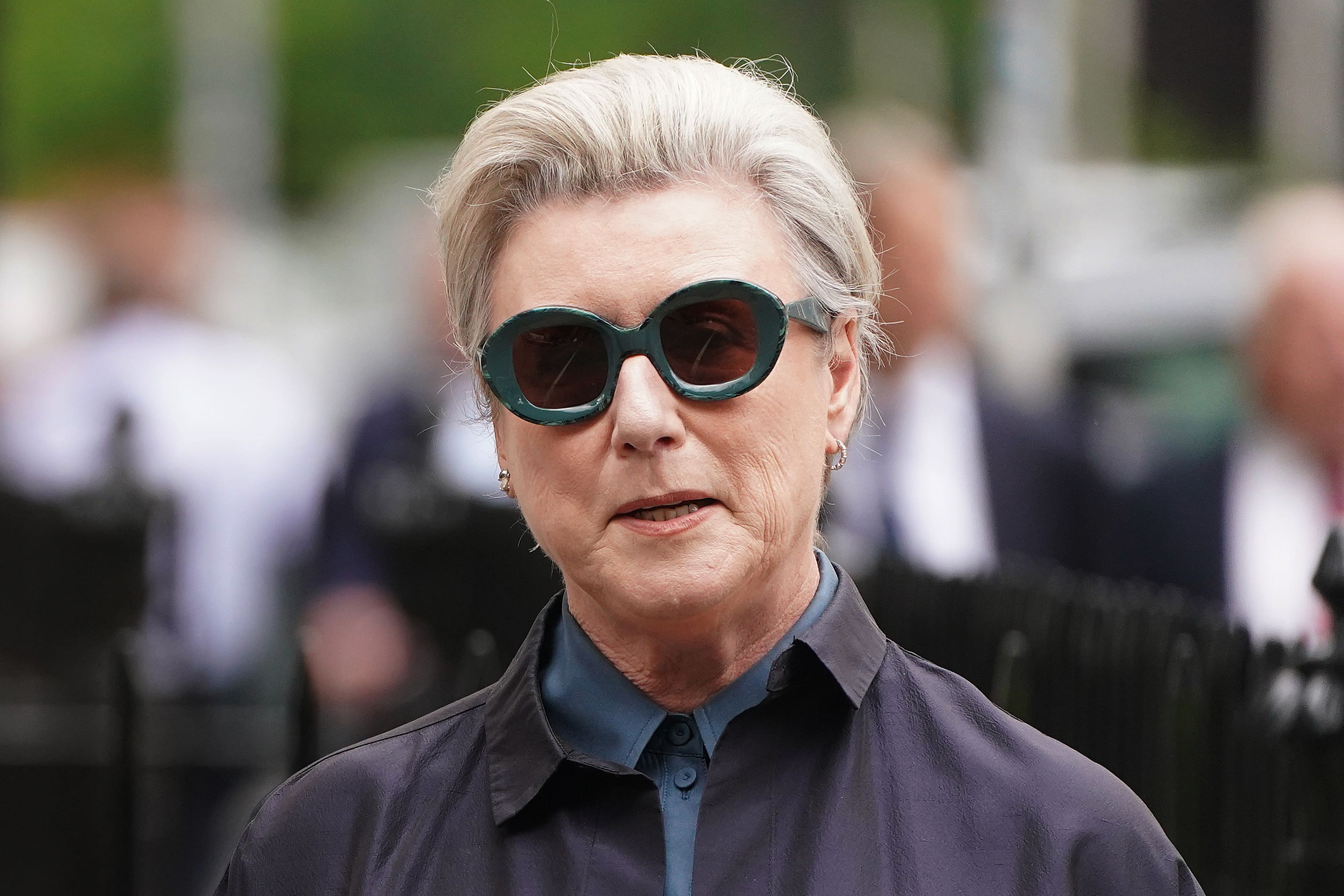 Former chairwoman of the RTE board Moya Doherty attending an Oireachtas committee last year (Brian Lawless/PA)
