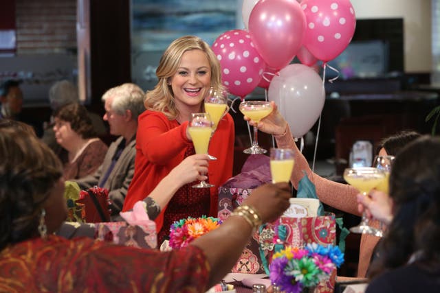 <p>Friends first: Amy Poehler as Leslie Knope in ‘Parks and Recreation’ </p>