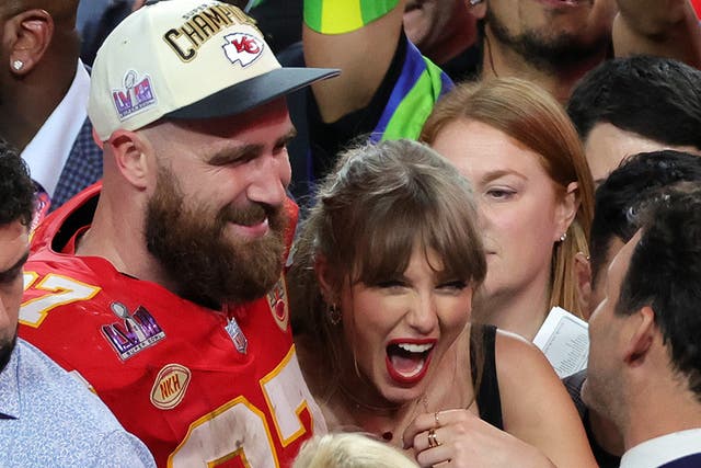 <p>Taylor Swift and Travis Kelce appear to skip Lana Del Ray’s Coachella set</p>