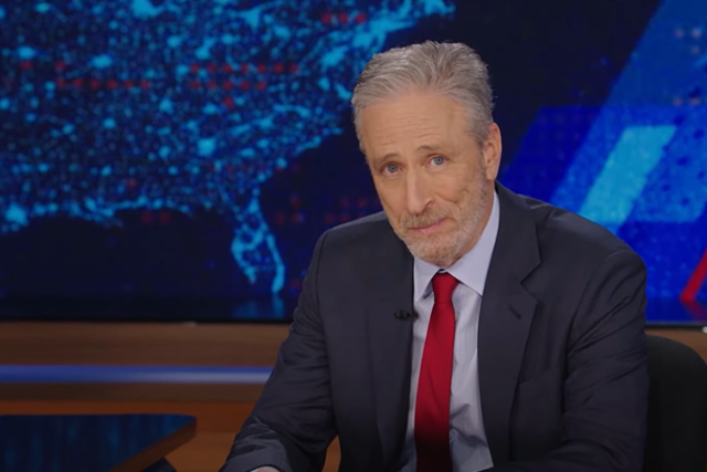 <p>Jon Stewart has returned to the Daily Show after over eight years </p>