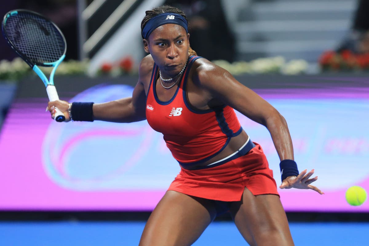 Coco Gauff suffers surprise defeat to Katerina Siniakova in Qatar