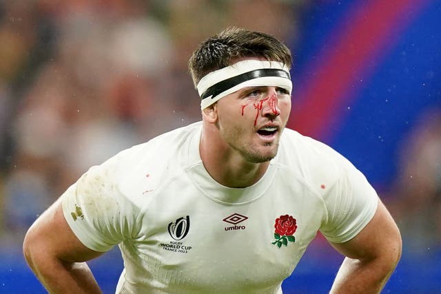 England’s Tom Curry is refusing to set a date for his return (PA)