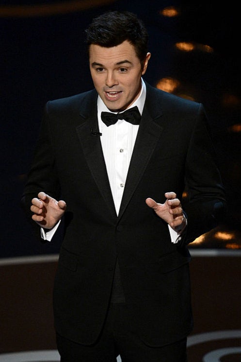 What a boob: Seth MacFarlane hosted the 2013 ceremony, which also featured a car-crash musical number