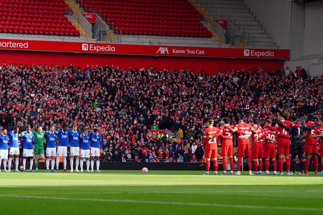 The offences occurred at a match between Liverpool and Everton last October (Peter Byrne/PA)