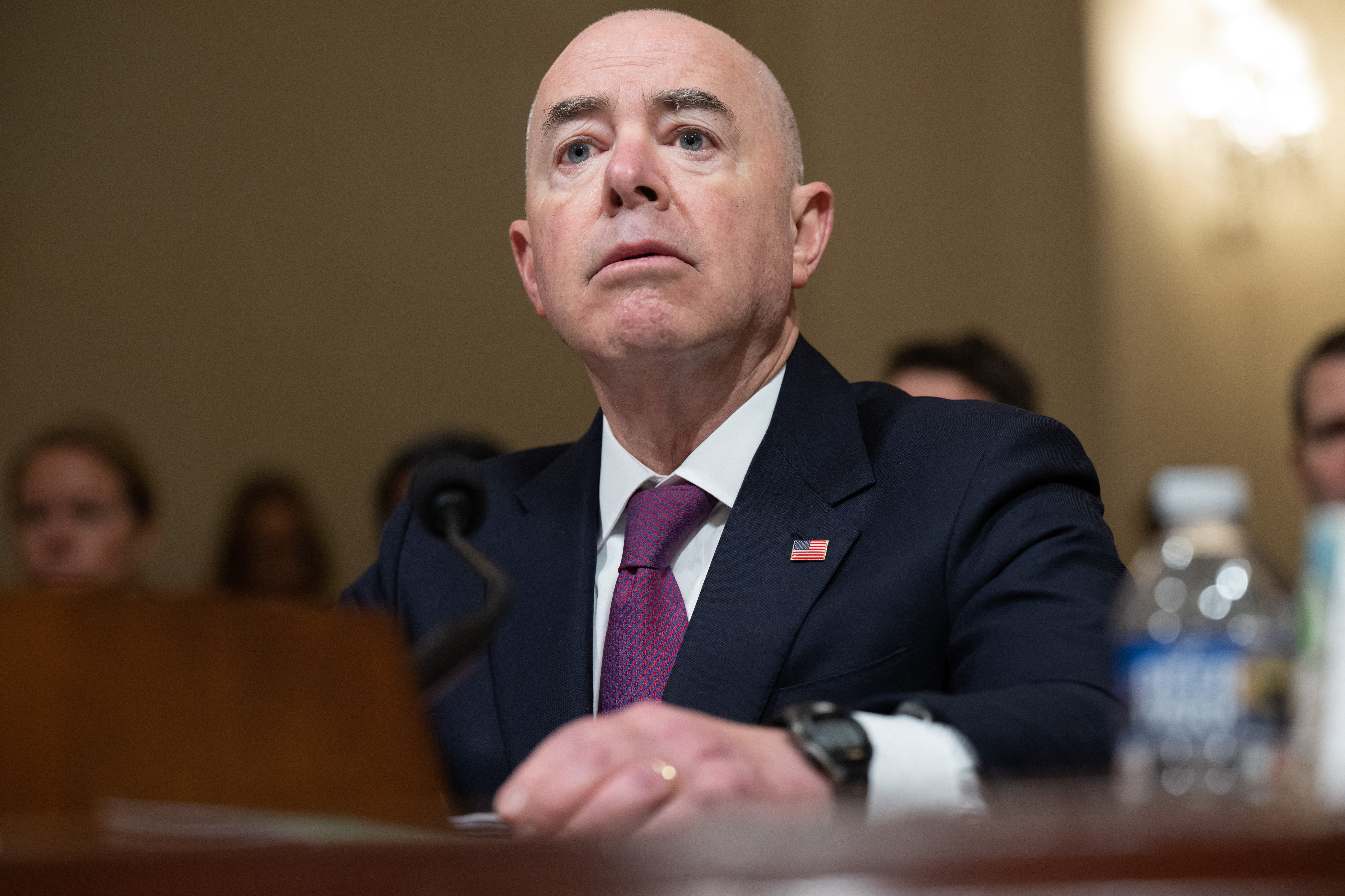 <p>Department of Homeland Security secretary Alejandro Mayorkas</p>