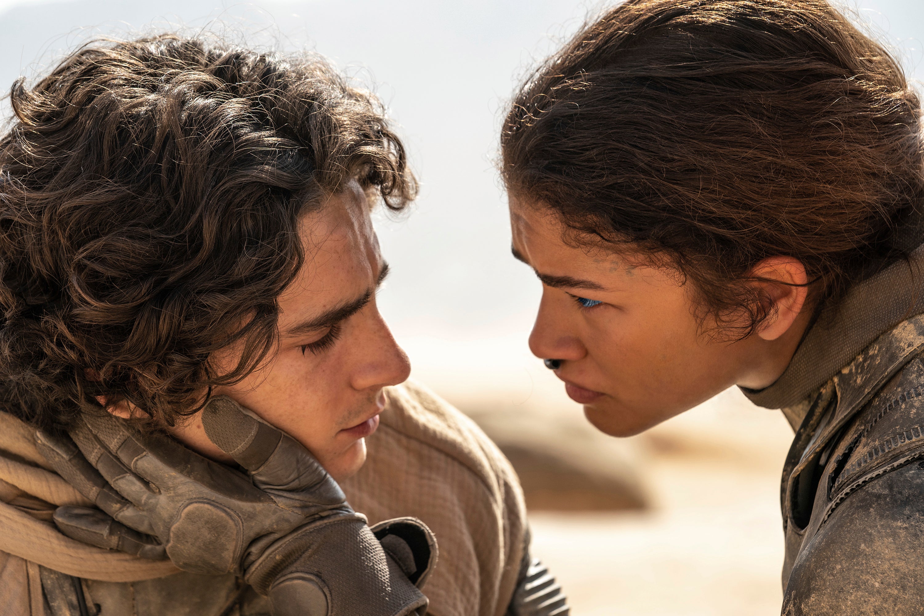 Timothée Chalamet and Zendaya in ‘Dune: Part Two’