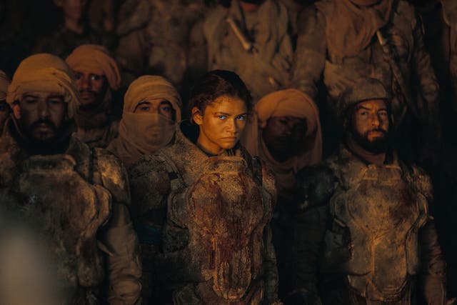 <p>Zendaya in a scene from ‘Dune: Part Two’ </p>