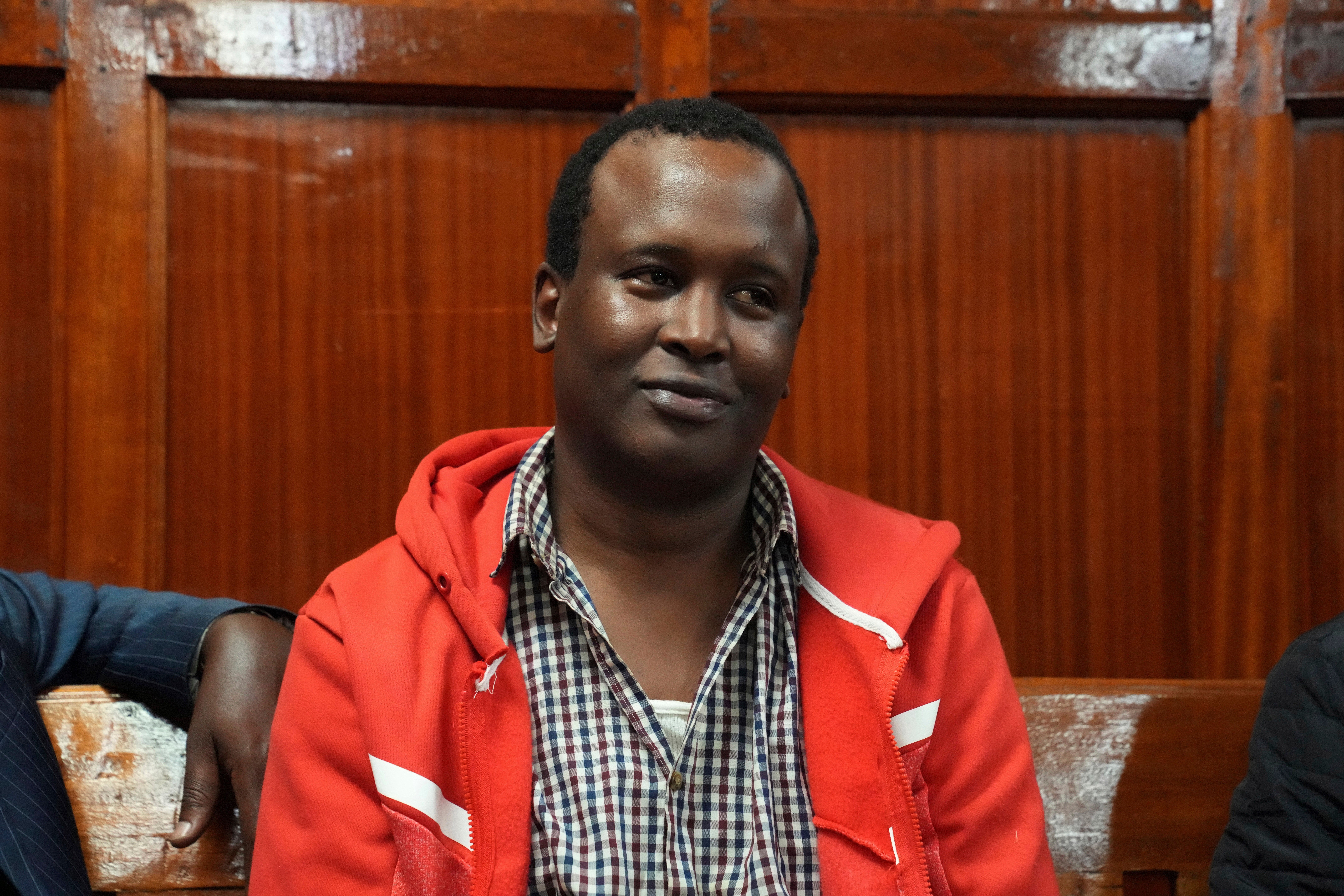 Kevin Adam Kinyanjui Kangethe appears at the Milimani law court in Nairobi, Kenya, on Wednesday, 14 February
