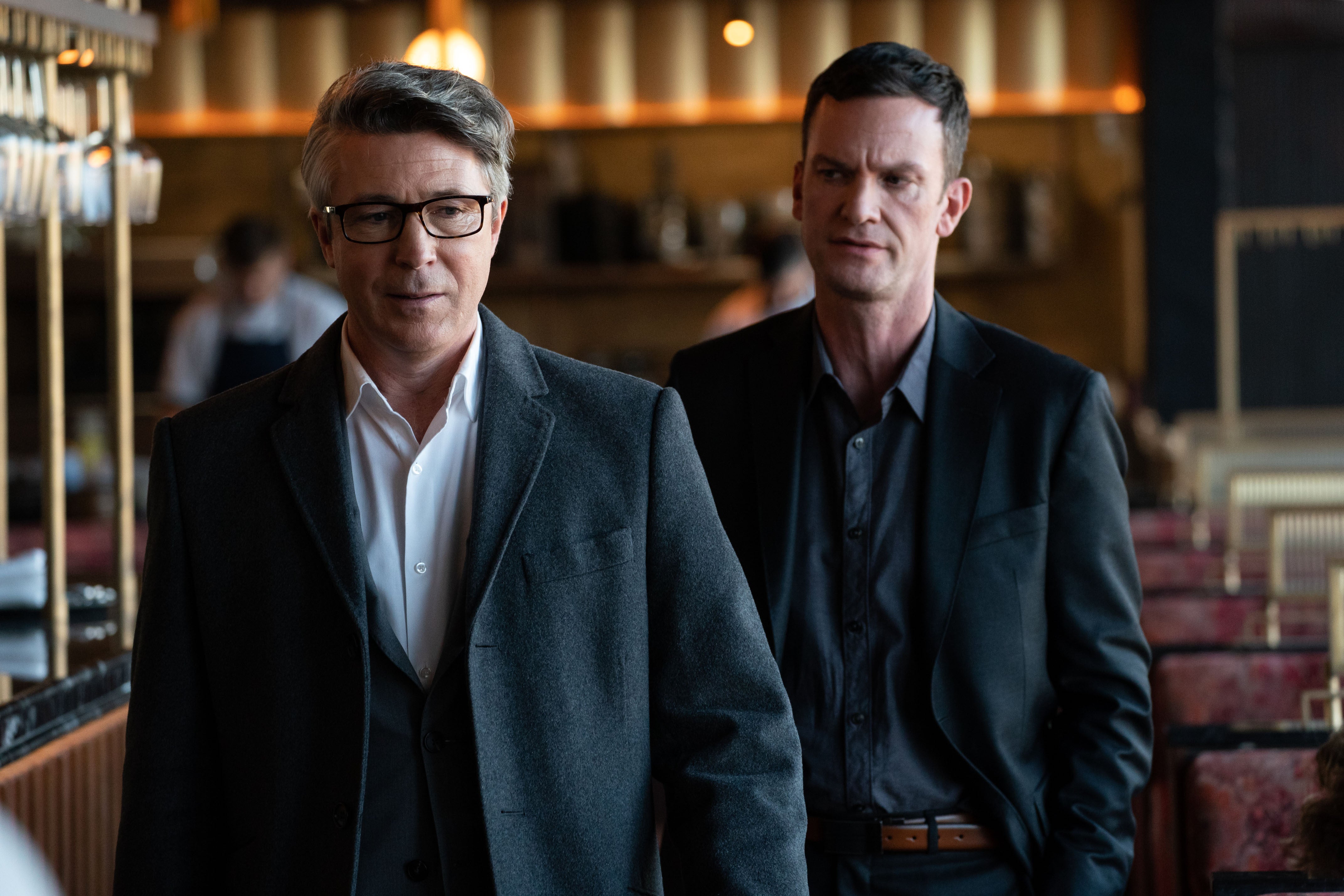 Aiden Gillen and Keith McErlean in ‘Kin'