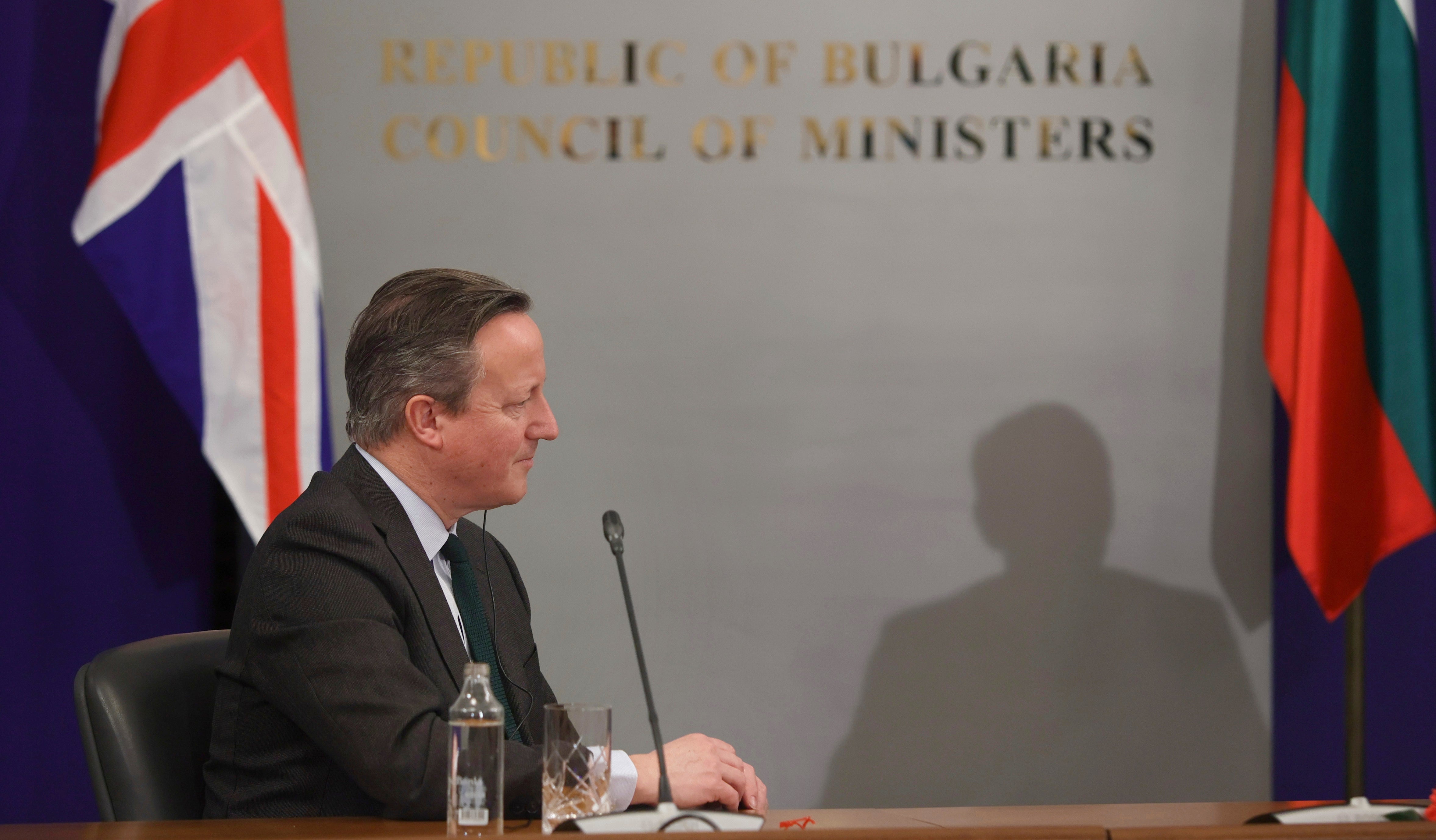 Bulgaria Britain Cameron