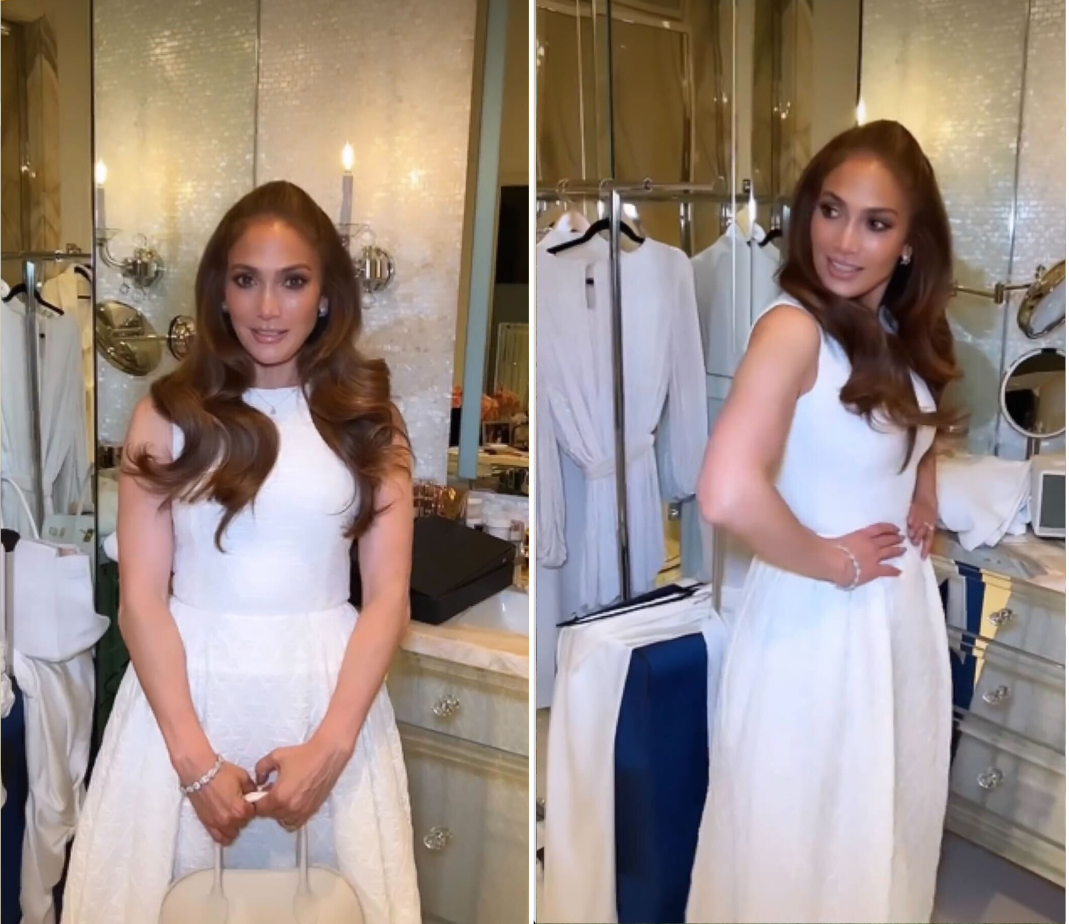 <p>Lopez has revealed what dress she wore during her Las Vegas wedding to Ben Affleck</p>