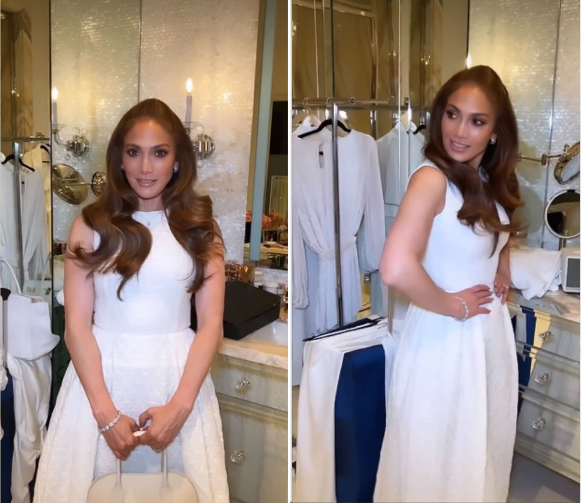 Jennifer Lopez reveals what dress she wore for Las Vegas wedding to Ben Affleck 