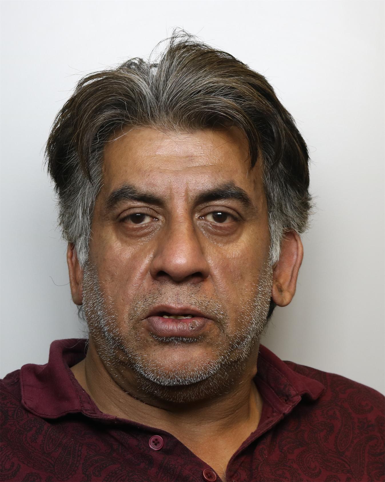 On Wednesday, Asgar Sheikh’s father, Khalid Sheikh (pictured), 55, was jailed for seven years and nine months